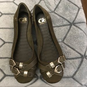 9.5 Olive Green Gianni Bini Shoes